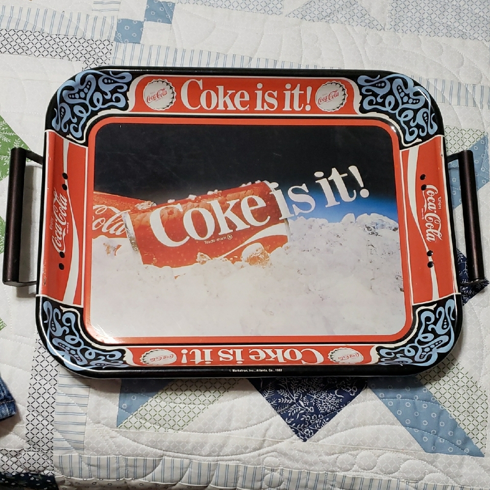 Coca Cola Retro Serving Tray - Red and Black